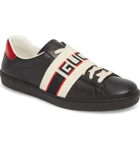 ace sneakers with gucci stripe|Gucci ace sneakers men's.